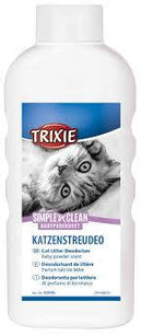 Trixie Simple'n'Clean Cat Litter Deodorizer - alomszagtalanító (babapúder illattal) 750g