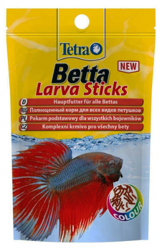 Tetra Betta Larva Sticks - táplálék Betta díszhalak részére (5g)