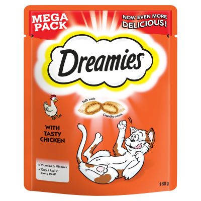 Dreamies Mega Pack Töltött falatkák - csirkés (180g)