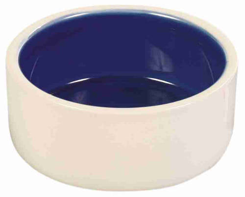 Trixie Ceramic Bowl - kerámia tál (krém,kék) kutyák részére (2,3l /Ø22cm)