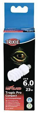 Trixie Tropic Pro Compact 6.0 Compact Lamp - izzó (UV-B) terráriumokba (Ø60x152mm) 23W