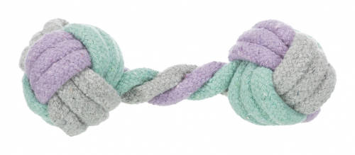 Trixie Junior Rope Dumbbel - játék poliészter/pamutból (súlyzó) kutyák részére (15cm)