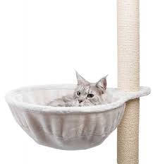 Trixie Cuddly Bag XXL for Scratching Posts - Függőágy kaparó oszlopra (világos szürke) macskák részére (Ø45cm)