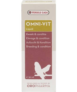 Versele-Laga Oropharma Omni-Vit Liquid - Multivitamin csepp díszmadarak részére (30ml)
