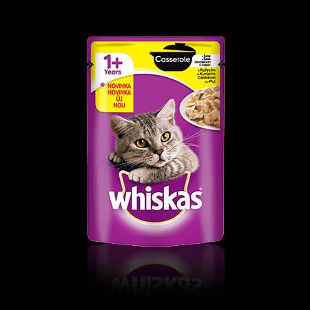 Whiskas Adult Casserole - Aszpikban - alutasakos (Csirke) felnőtt macskák részére (85g) 28db/#