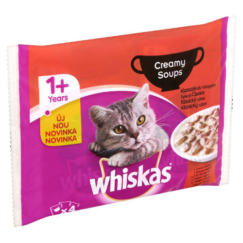 Whiskas Adult Casserole - Klasszikus válogatás - aszpikban (4x85g)