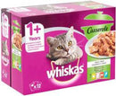 Whiskas Adult Casserole - alutasakos (csirke,lazac,tonhal,marha) aszpikban - macskák részére (12x85g)