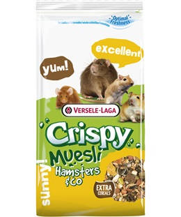 Versele-Laga Crispy Muesli Hamster & Co - Müzli eleség hörcsögök,egerek,patkányok és futóegerek részére (1kg)