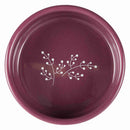 Trixie Ceramic Bowl - kerámia tál (mintás, fehér/berry) kutyák részére (0,6l/Ø12cm)