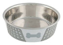 Trixie Stainless Bowl - Rozsdamentes tál, szilikon bevonattal (Ø21cm/1,4l)