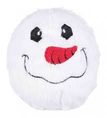 Trixie Xmas Snowballs plush toy - plüss játék (hógolyó) kutyák részére (Ø10cm)