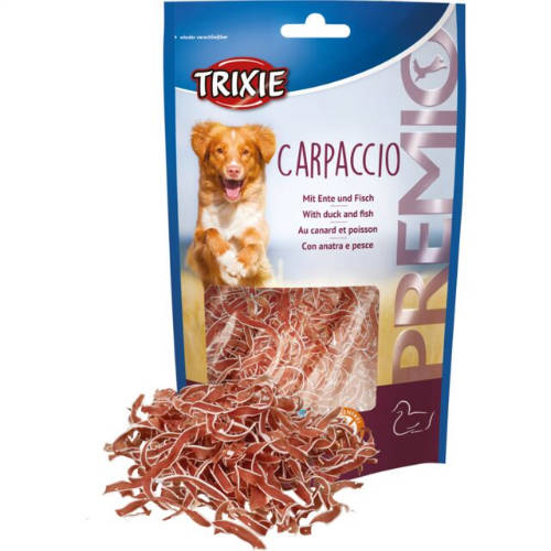Trixie Premio Carpaccio - jutalomfalat  (kacsa,hal) kutyák részére (40g)