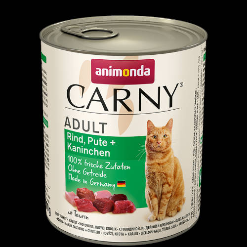 Animonda Carny Adult (marha,pulyka,nyúl) konzerv - Felnőtt macskák részére (800g)