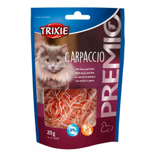 Trixie Premio Carpaccio - jutalomfalat (hal,kacsa) macskák részére (20g)