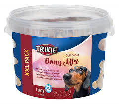 Trixie Soft Snack Bony Mix XXL - jutalomfalat (marha,bárány,csirke,vad) 1800g