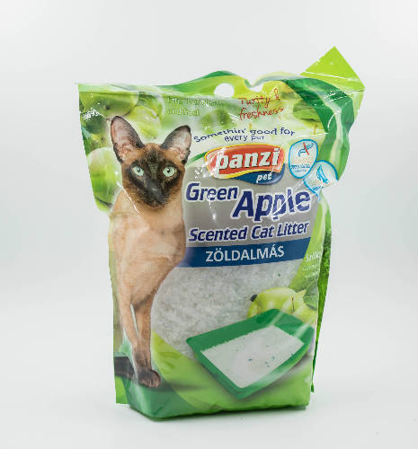 Panzi Silica Cat macskaalom (3,8literes) zöldalmás