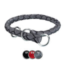 Trixie Cavo félfojtó nyakörv - grafitszürke (L-XL) 52-60cm/Ø18mm