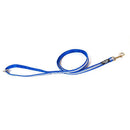 Julius K-9 - póráz (kék,csőheveder, karikával) kutyák részére (14mm/1,2m)