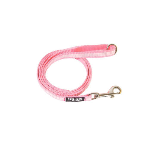 Julius K-9 - póráz (pink,csőheveder, karikával) kutyák részére (14mm/1,2m)