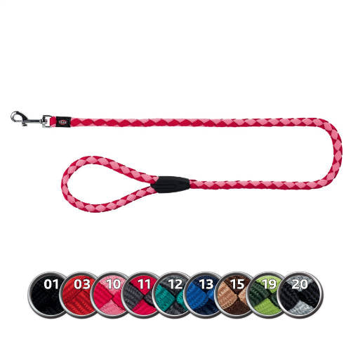 Trixie Cavo - fonott póráz - indigókék/királykék - (S-M) 1m/Ø12mm