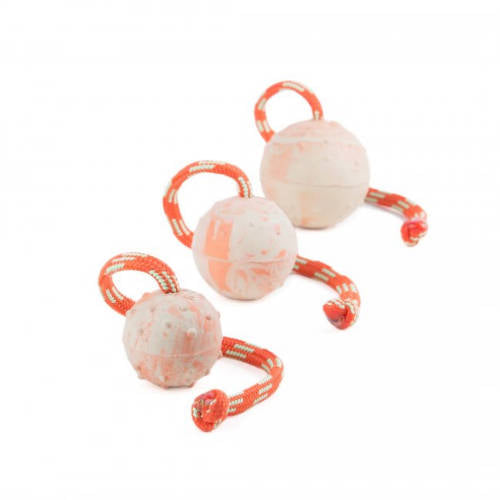 Julius-K9 IDC Ball - játék (kaucsuk labda, zsinórral) kutyák részére (Ø50mm)