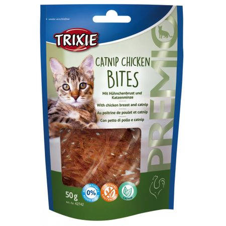 Trixie Premio Catnip Chicken Bits - jutalomfalat (csirke,macskamenta) macskák részére (50g)