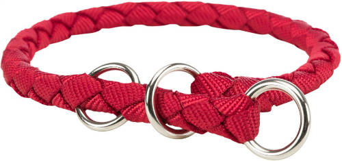 Trixie Cavo - fonott nyakörv - piros - (S) 30-36/Ø12mm