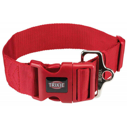 Trixie Premium nyakörv - piros (M-L) 40-65cm/20mm