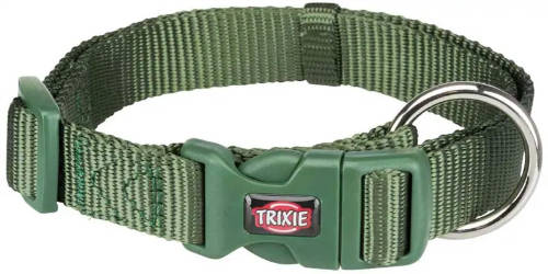 Trixie prémium - nyakörv - sötétzöld - (M-L) 35-55cm/20mm