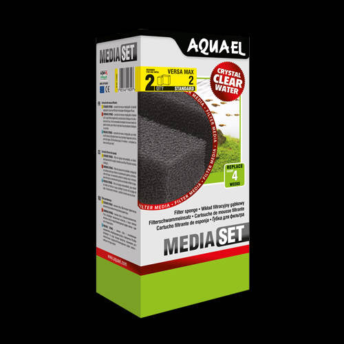 AquaEl Media Set Versa Max 2 Standard - cserélhető szivacsbetét (2db)