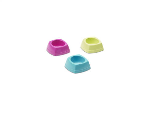 SAVIC Nibble Plastic Bowl - Műanyagtál (vegyes színekben) egerek és hörcsögök részére (8x8x3,5cm)