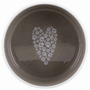 Trixie Pet's Home Ceramic Bowl - kerámia tál (mintás, fehér/tópszín) kutyák részére (0,3l/Ø12cm)