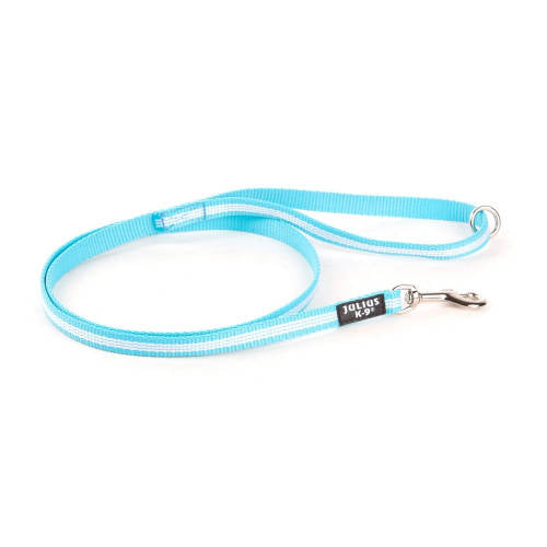 JK9 IDC Póráz csőheveder utánvilágító, aquamarine, 14mm*1,2m, fogós/gyűrűs