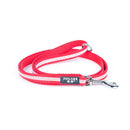 Julius K-9 - póráz (piros,csőheveder, karikával) kutyák részére (14mm/1,2m)