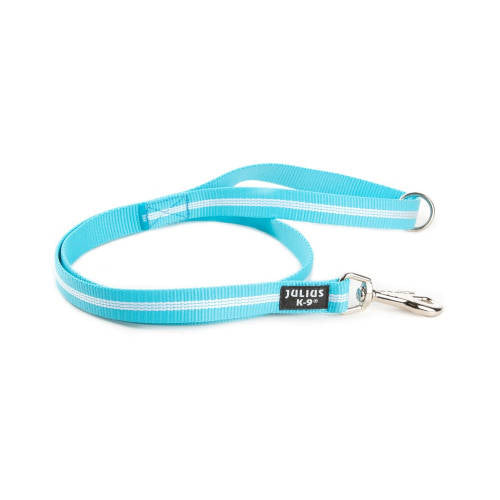 Julius K-9 IDC Tubular webbing leash - póráz (akvamarinkék) kutyák részére (25mm/1,2m)