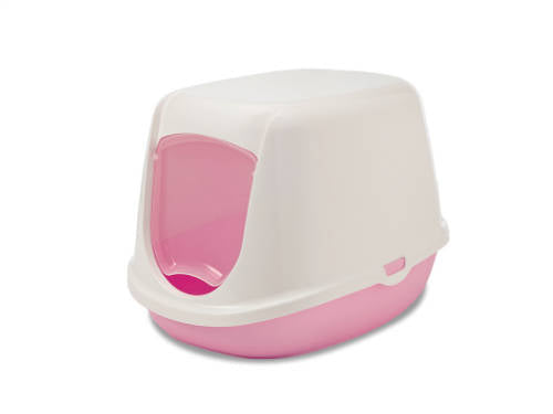 Savic Duchesse - Fedeles macska WC (rózsaszín) 44.5x35.5x32cm