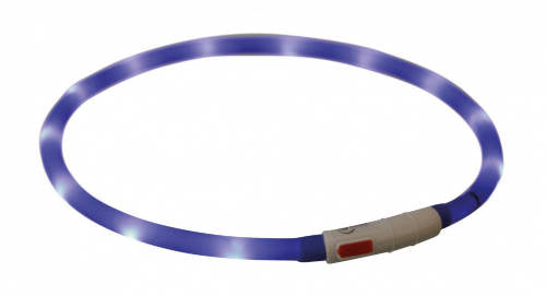 Trixie USB Flash Ring - világító karika - királykék - (XS-XL) Ø70cm/10mm