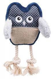 Trixie Owl Pluss Toy - plüss játék (bagoly) kutyák részére (24cm)