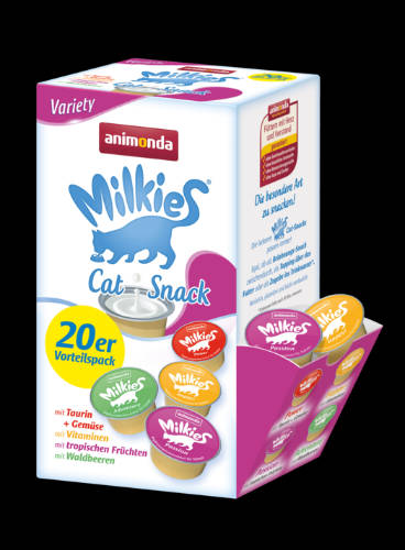 Animonda Milkies Variety (tejszín,taurin) macskatej - Macskák részére (20x15g)