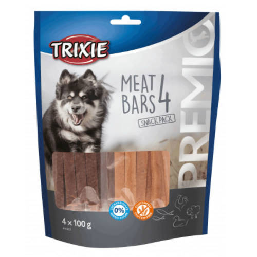 Trixie PREMIO 4 Meat Bars - jutalomfalat (csirke,kacsa,lazac,bárány) 4x100g