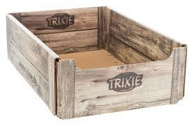 Trixie Display Box Wooden Crate - kínáló karton (fa mintával) 36x16x45cm
