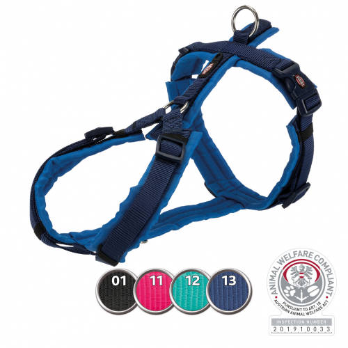 Trixie Trekking - túrahám - óceánkék/grafitszürke (XL) 80-97cm/25mm