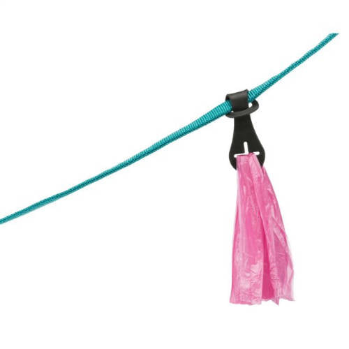 Trixie Universal Dirt Bag/Toy Holder - tartó (fekete) pórázra (14x4cm)