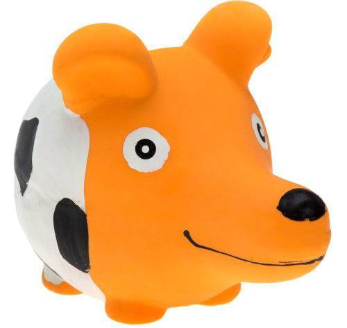 Comfy latex állat (narancs) - játék kutyák részére (10cm)