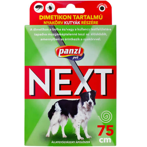 Panzi NEXT Bolha- és Kullancs nyakörv kutyák részére (75cm)