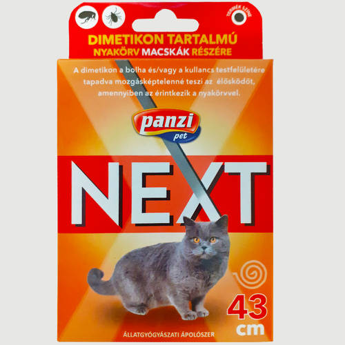 Panzi NEXT Bolha- és Kullancs nyakörv macskáknak (45cm)