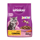 Whiskas Junior Chicken - Szárazeledel (csirkehússal) kölyök macskák részére (800g)