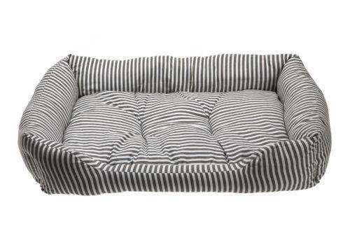 Comfy Stripes Bed - szögletes fekhely (csíkos) kutyák részére (62x45x12cm)