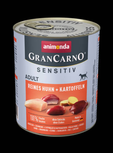 Animonda GranCarno Sensitiv Adult (csirke,burgonya) konzerv - Felnőtt kutyák részére (800g)
