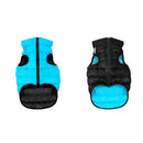 AiryVest kutyaruha kifordítható, S 35,fekete-kék